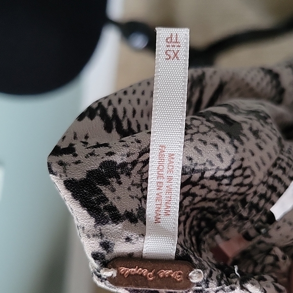 Free People THROUGH THE NIGHT snakepython print backless halter - Picture 9 of 9